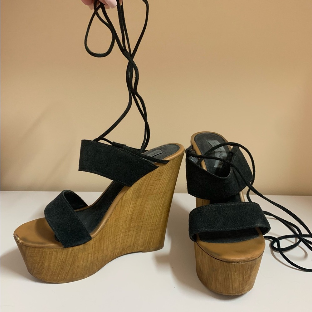 Steve Madden Wooden Wedges